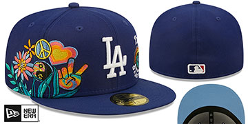 Dodgers 'GROOVY' Royal Fitted Hat by New Era