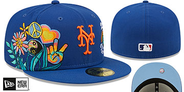 Mets 'GROOVY' Royal Fitted Hat by New Era