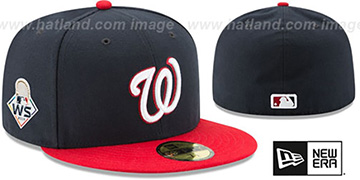 Nationals '2019 WORLD SERIES' ALTERNATE Fitted Hat by New Era