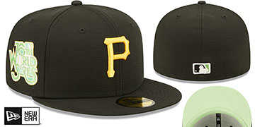 Pirates 76TH WS 'CITRUS POP' Black-Green Fitted Hat by New Era
