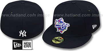 Yankees 1999 'CHAMPIONS PATCH' Navy Fitted Hat by New Era