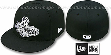 Yankees 2009 'CHAMPIONS CREST' Black Hat by New Era