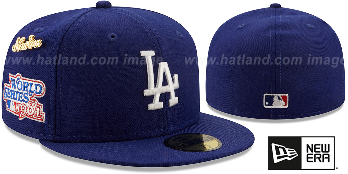 Dodgers 1981 'LOGO-HISTORY' Royal Fitted Hat by New Era