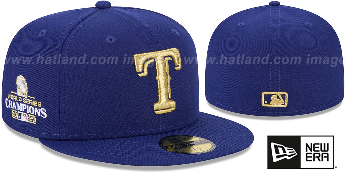 Rangers '2023 WORLD SERIES' CHAMPIONS GAME Hat by New Era