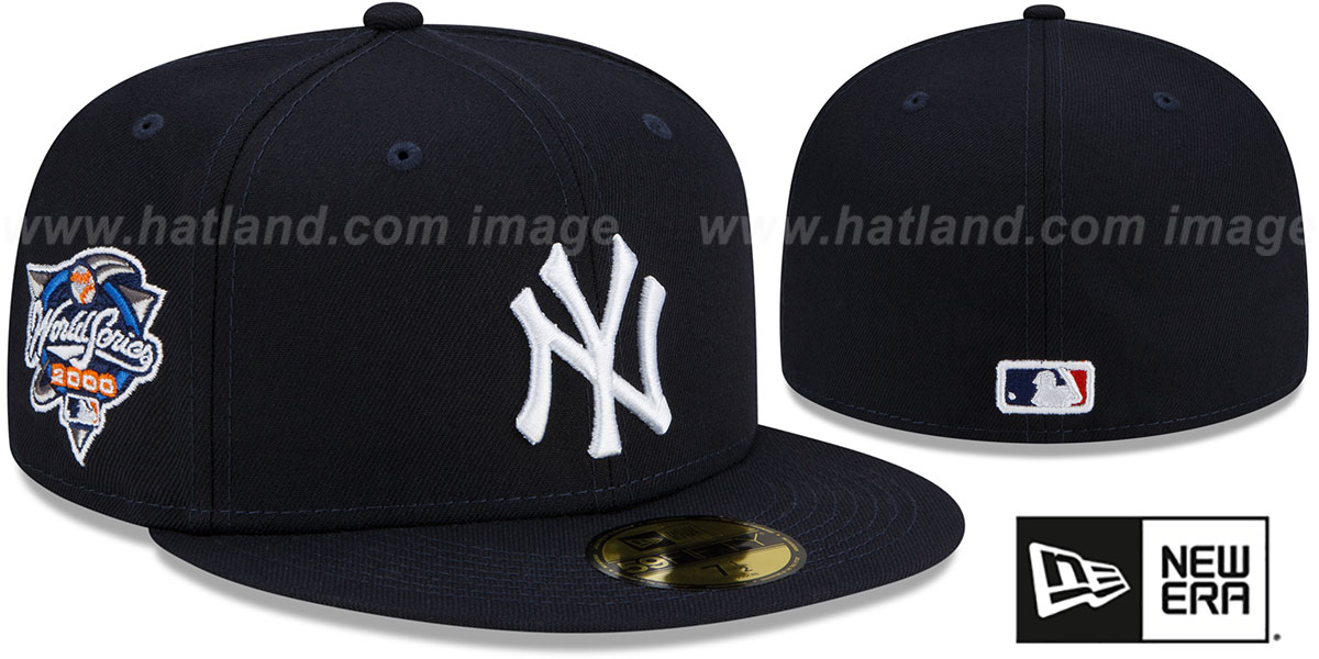 Yankees 2000 'WORLD SERIES SIDE-PATCH UP' Fitted Hat by New Era