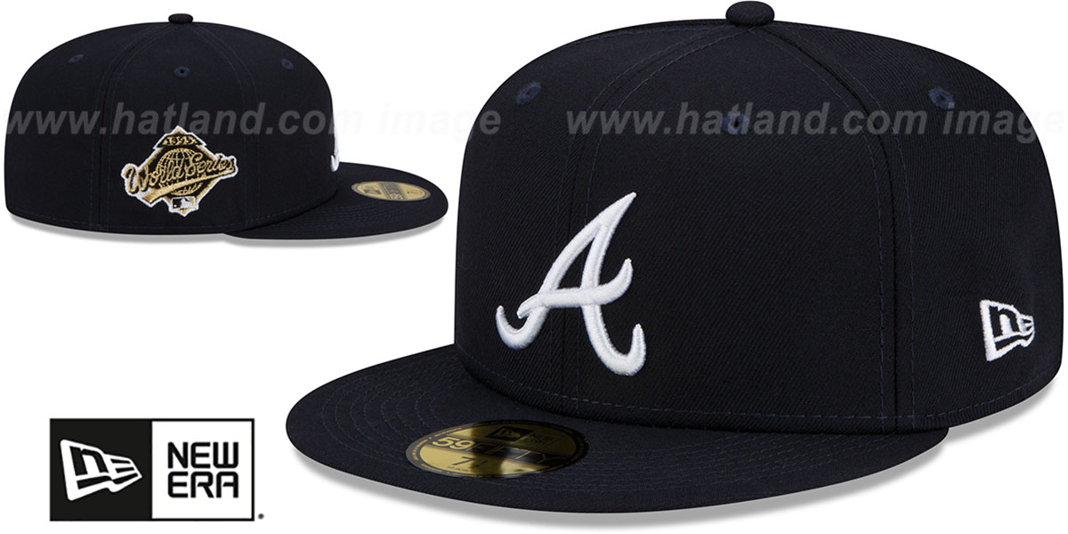 Braves 1995 'WORLD SERIES SIDE-PATCH UP' Fitted Hat by New Era