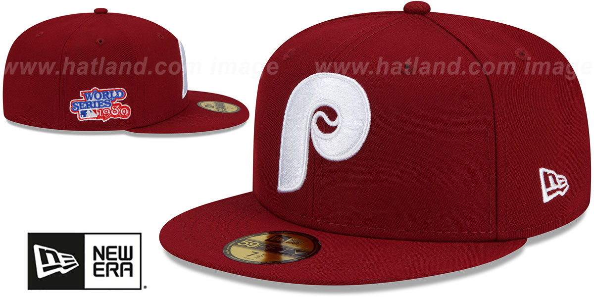 Phillies 1980 'WORLD SERIES SIDE-PATCH UP' Fitted Hat by New Era