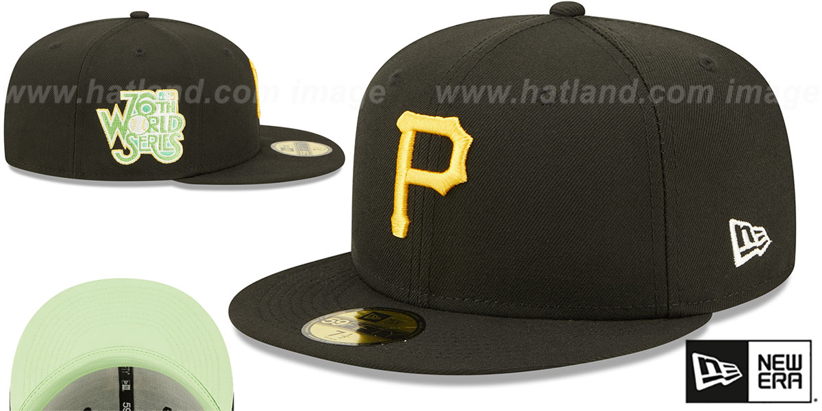 Pirates 76TH WS 'CITRUS POP' Black-Green Fitted Hat by New Era