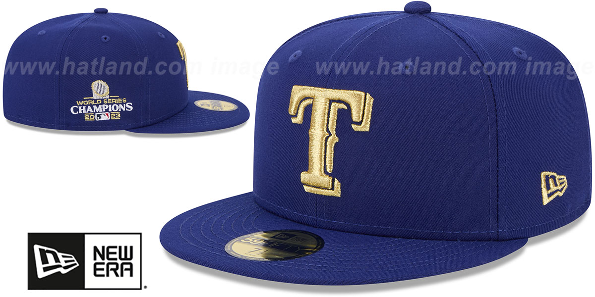 Rangers '2023 WORLD SERIES' CHAMPIONS GAME Hat by New Era