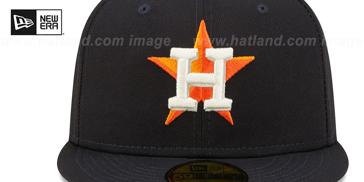 Astros 2017 WS 'CITRUS POP' Navy-Green Fitted Hat by New Era