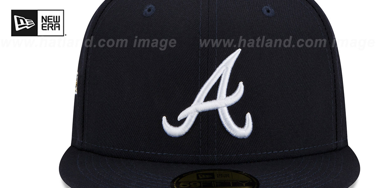 Braves 1995 'WORLD SERIES SIDE-PATCH UP' Fitted Hat by New Era