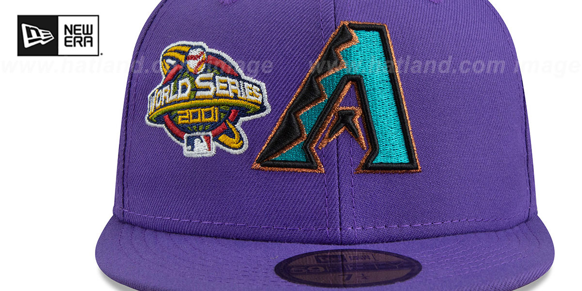 Diamondbacks 'HISTORIC CHAMPIONS' Purple Fitted Hat by New Era