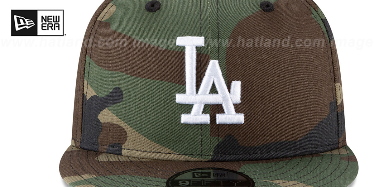Dodgers '2024 WORLD SERIES' CHAMPIONS SNAPBACK Army Camo Hat by New Era
