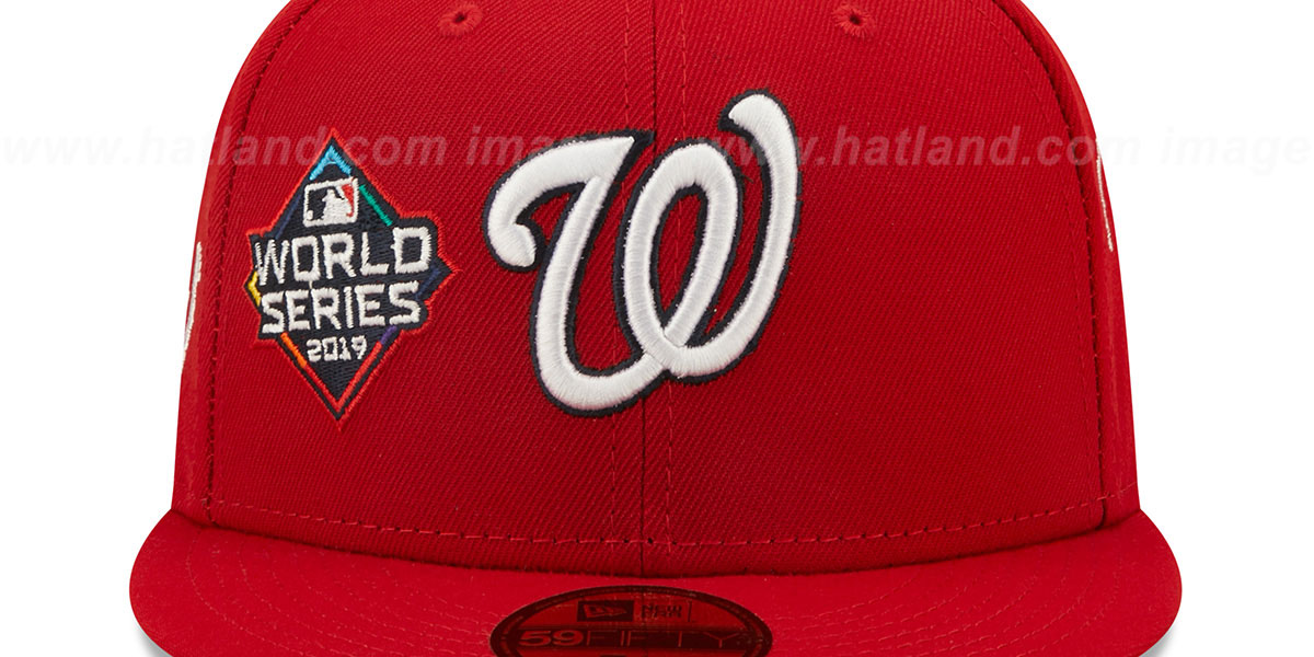 Nationals 'HISTORIC CHAMPIONS' Red Fitted Hat by New Era