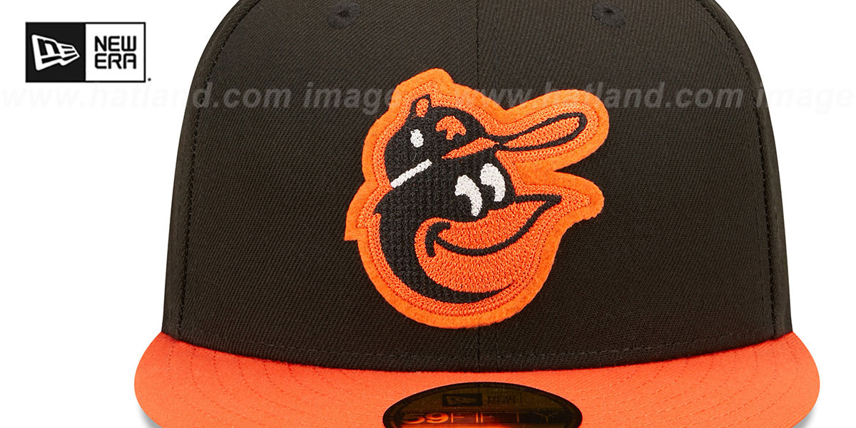 Orioles 'LETTERMAN SIDE-PATCH' Fitted Hat by New Era