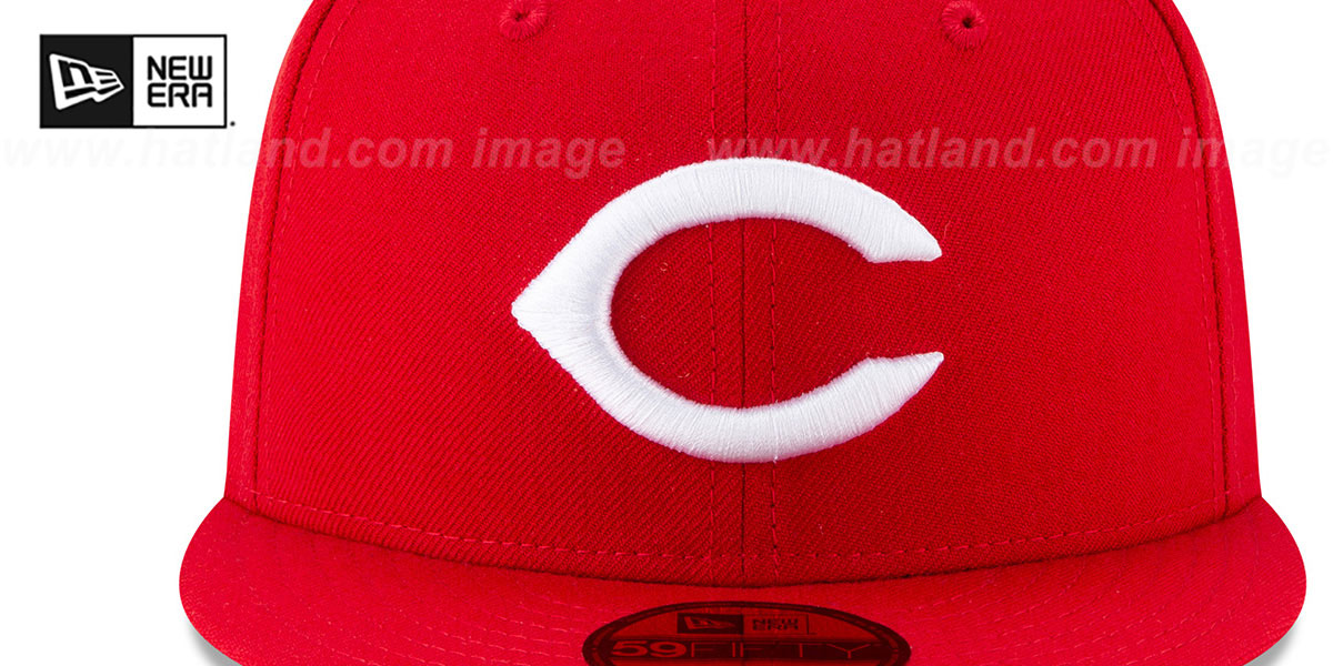 Reds 'WORLD SERIES SIDE PATCH' Fitted Hat by New Era