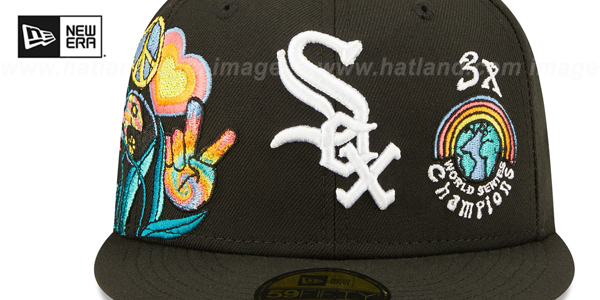 White Sox 'GROOVY' Black Fitted Hat by New Era