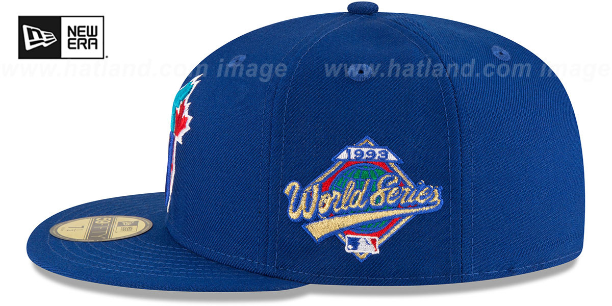 Blue Jays 'WORLD SERIES SIDE PATCH' Fitted Hat by New Era