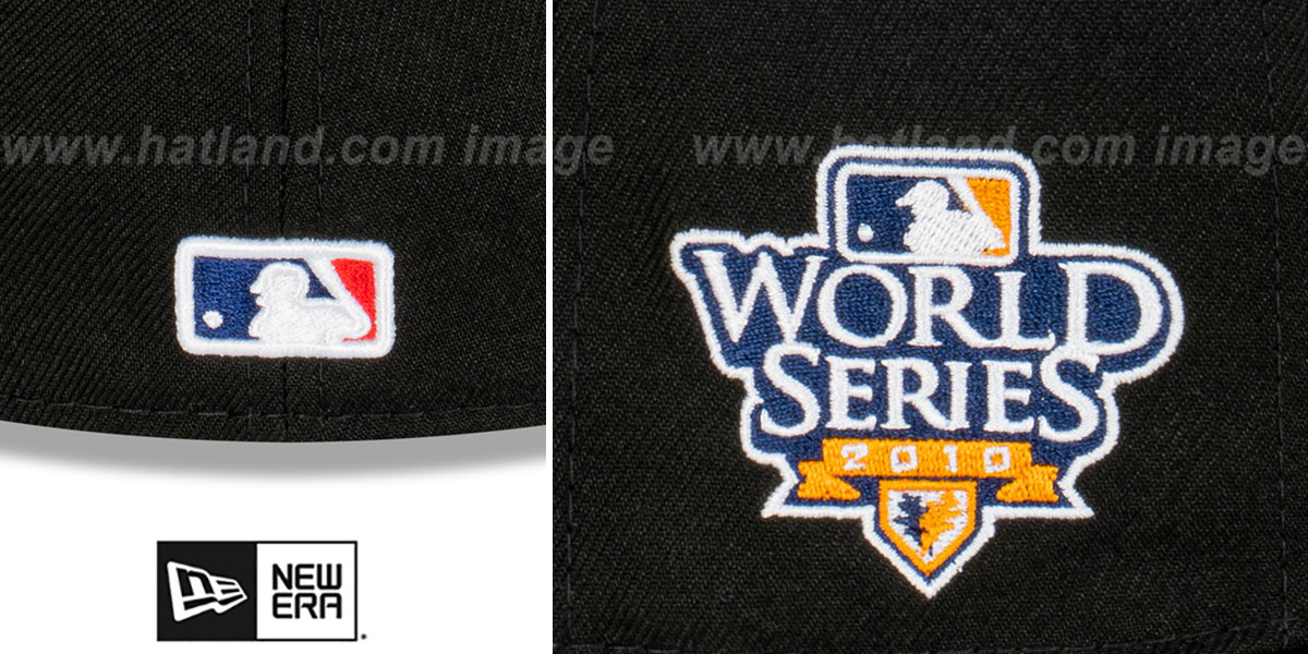 Giants 2010 'WORLD SERIES SIDE-PATCH UP' Fitted Hat by New Era