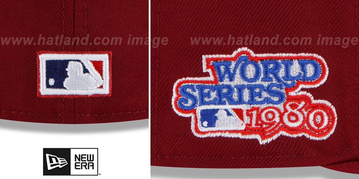 Phillies 1980 'WORLD SERIES SIDE-PATCH UP' Fitted Hat by New Era