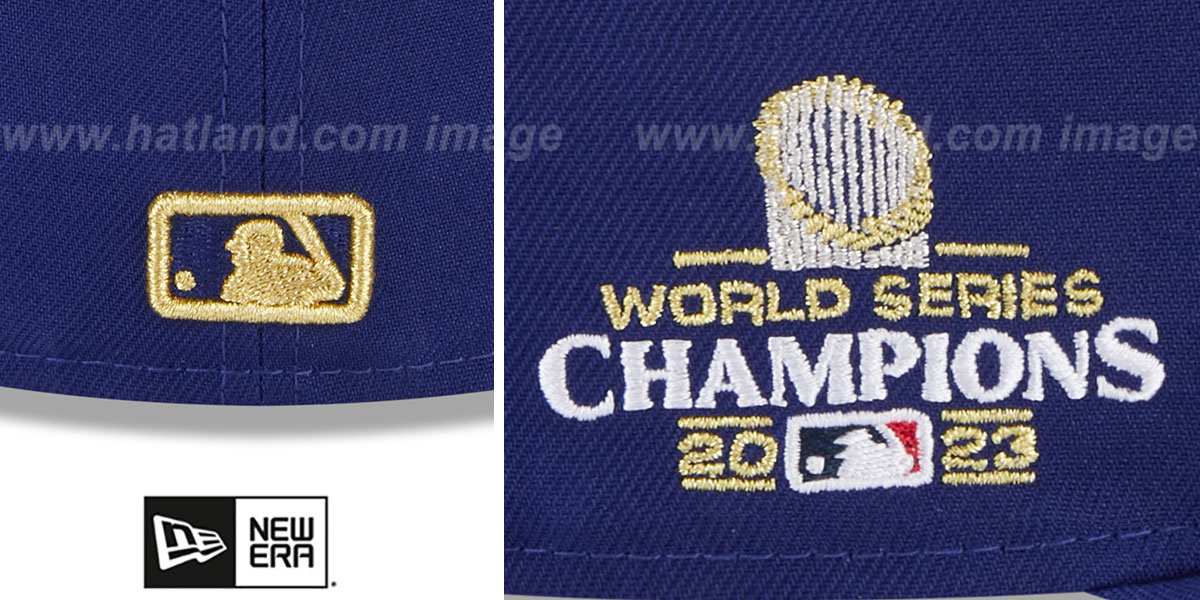 Rangers '2023 WORLD SERIES' CHAMPIONS GAME Hat by New Era