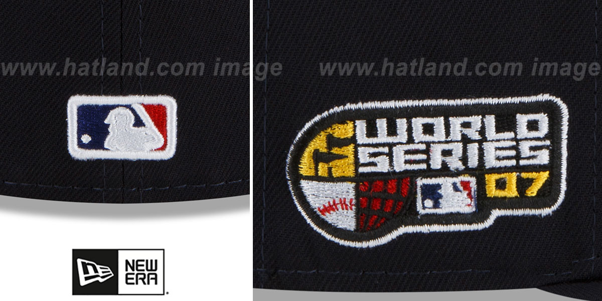 Red Sox 2007 'WORLD SERIES SIDE-PATCH UP' Fitted Hat by New Era